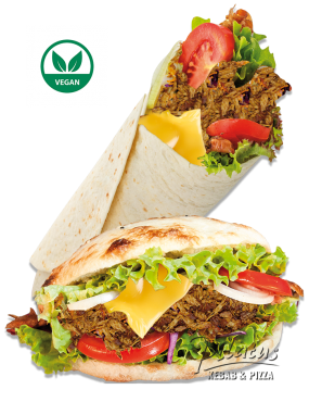 Veganer Cheese Kebab